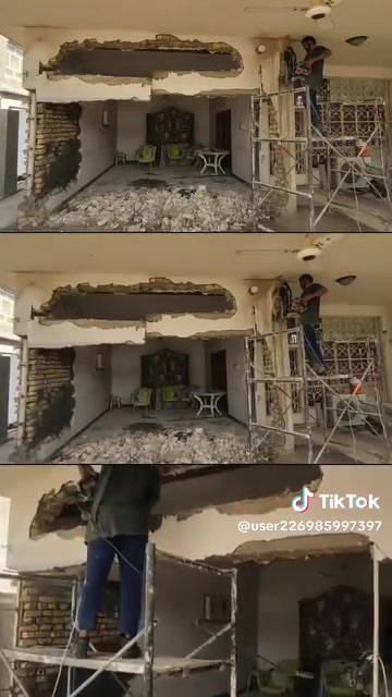 تفليش • قطع كونكريت • حله