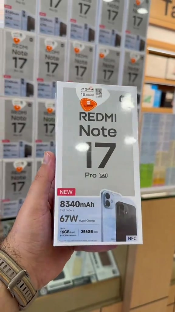 سلسلة Redmi Note 17 الجديدة 🤩 صارت متوفرة بجميع معارضنا 💪 تفاعلك من اليوم عليه جوائز ! كل أسبوع 👇😎 هدية جهاز سامسونك  وكل شهر هدية جهاز ‏iPhone 17 Pro Max علق شارك و سوي لايك ✨🤩 كل تفاعل = فرصة أكبر للفوز! 🔥⁩ التوصيل متوفر لجميع محافظات العراق 🇮🇶  وتكدر تطلب جميع الأجهزة  بضمان عالم القلعة الذهبي  ( ضمان استبدال )   للطلب و الاستفسار يرجى الاتصال ☺️👇 معرض الكاظمية ( ساحة قريش )  :  أوقات العمل ( ١٠ ص  - ١٠ م ) *********** - *********** معرض المنصور ( شارع مول بابلون )  :  أوقات العمل ( ١١ ص - ١١ م )  *********** - *********** معرض زيونة ( شارع الربيعي ) : أوقات العمل ( ١١ص - ١١م )  *********** - *********** معرض الاعظمية ( شارع الضباط ) : أوقات العمل ( ١٢ م - ١٢ ص )  *********** - *********** معرض الدورة ( شارع أبو طيارة ) :  أوقات العمل ( ١٢ م - ١٢ ص ) *********** - *********** قسم الصيانة ( الربيعي ) : *********** #عالم_القلعة #اختيارك_الافضل⁩⁩⁩⁩
