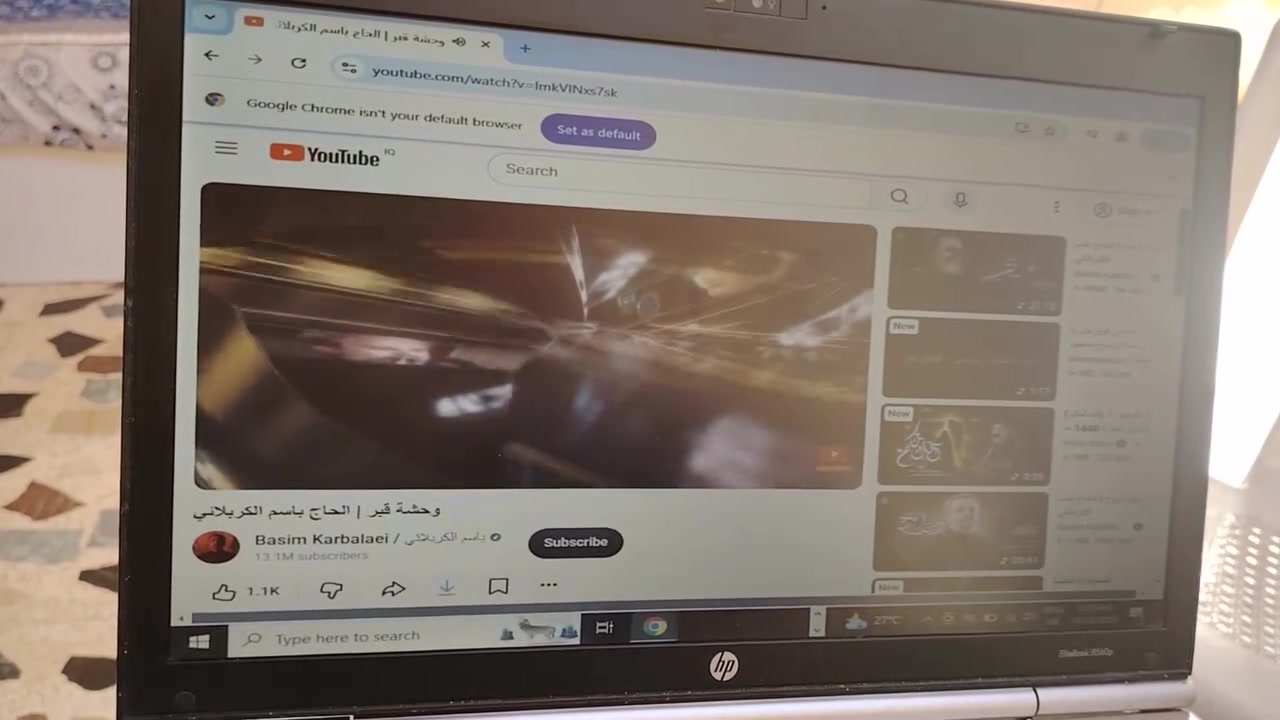 HP EliteBook 8560p • ٨ جيجا رام • نظافة ٨٥٪