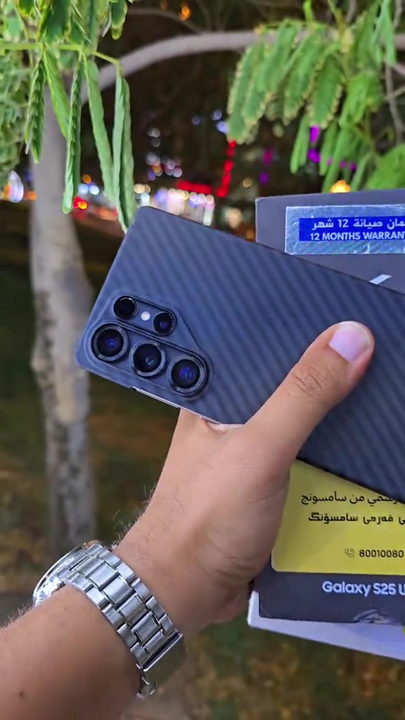 S25 الترا ضمان الوطني دبل شريحه  ذاكره 256 الرام 12 +12 شرق اوسط كارت الضمان #fyp #foryou #foryoupage #samsung #iphone 
