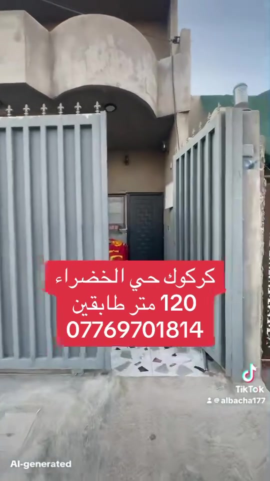 كركوك حي الخضراء • ١٢٠م • للبيع