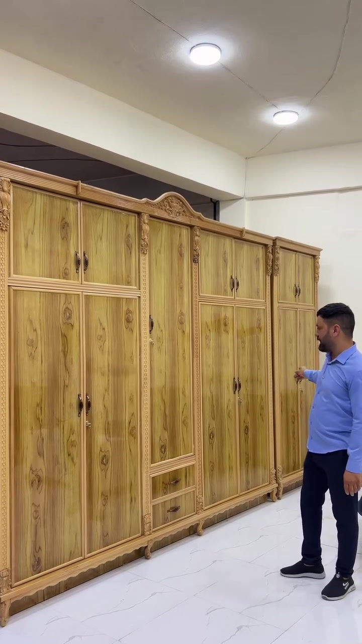 غرفة 10 قطع • خشب زان • نجارة عراقية