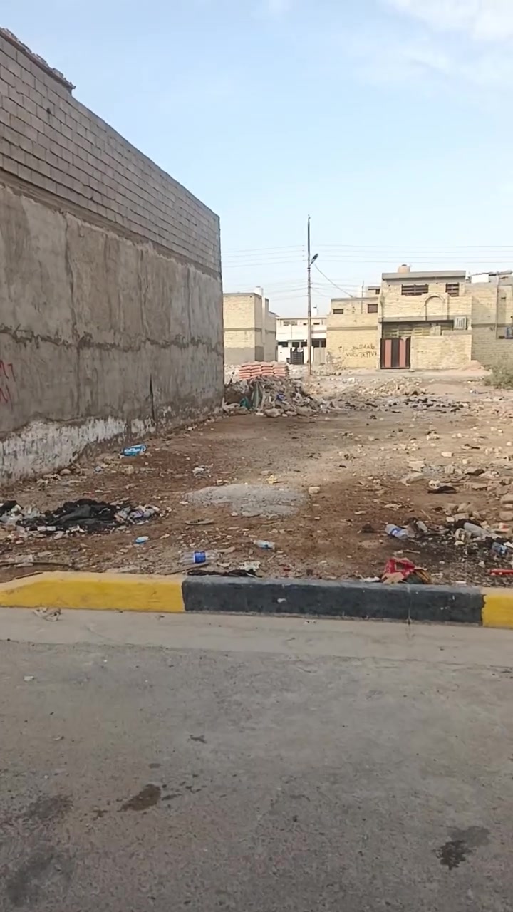 قطعه ارض للبيع المساحه 154سبع قصور الشارع المقابل زنود الست الحمداني  *********** السعر خاص
