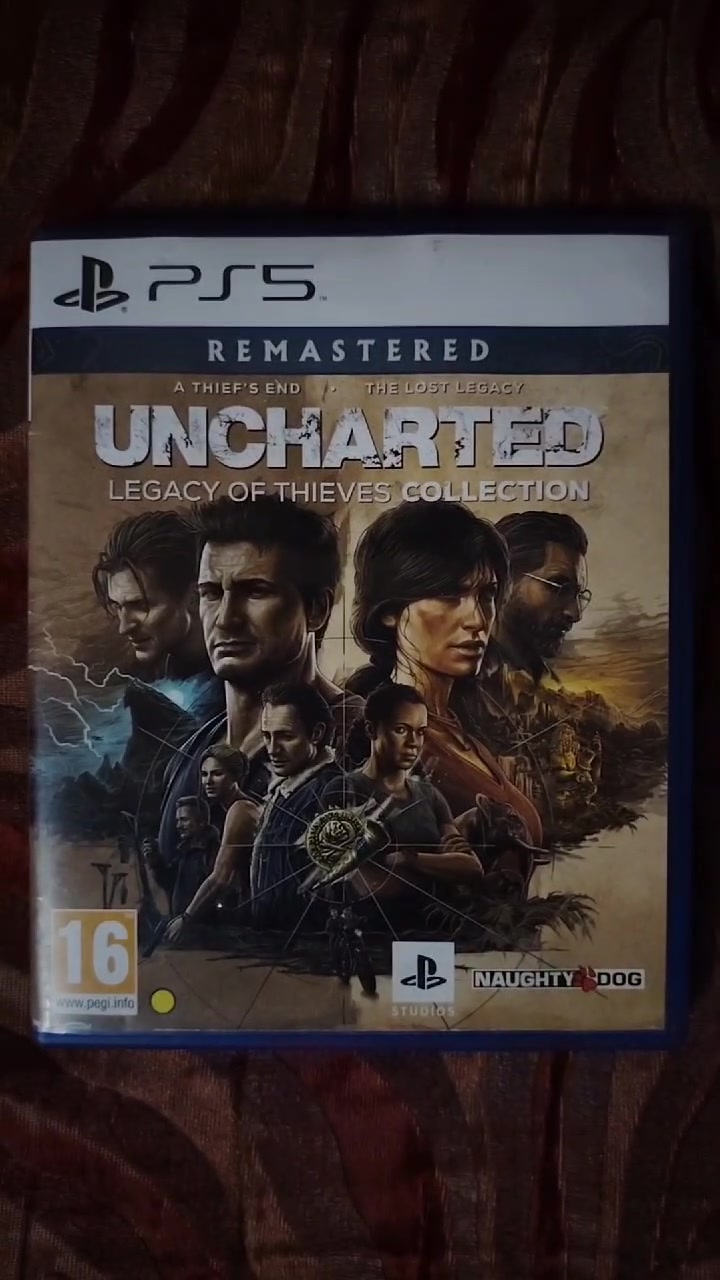 لعبة Uncharted Legacy Of Thieves) Collection Remastered) - (35 ألف) مع سعر التوصيل - مستعملة - تدعم اللغة العربية (دبلجة فقط) - للبيع فقط.                                               متوفر توصيل لجميع محافظات العراق.                       مكاني محافظة بغداد.