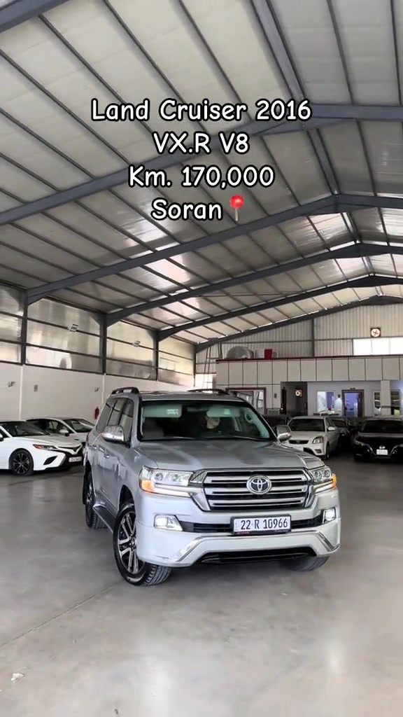 ***********☎️#erbil #soran📍 #ماشالله_تبارك_الله #foryou #kurdstancars 

نص مكتوب في الصور:
- Land Cruiser 2016
- VX.R V8
- Km. 170,000
- Soran 📍