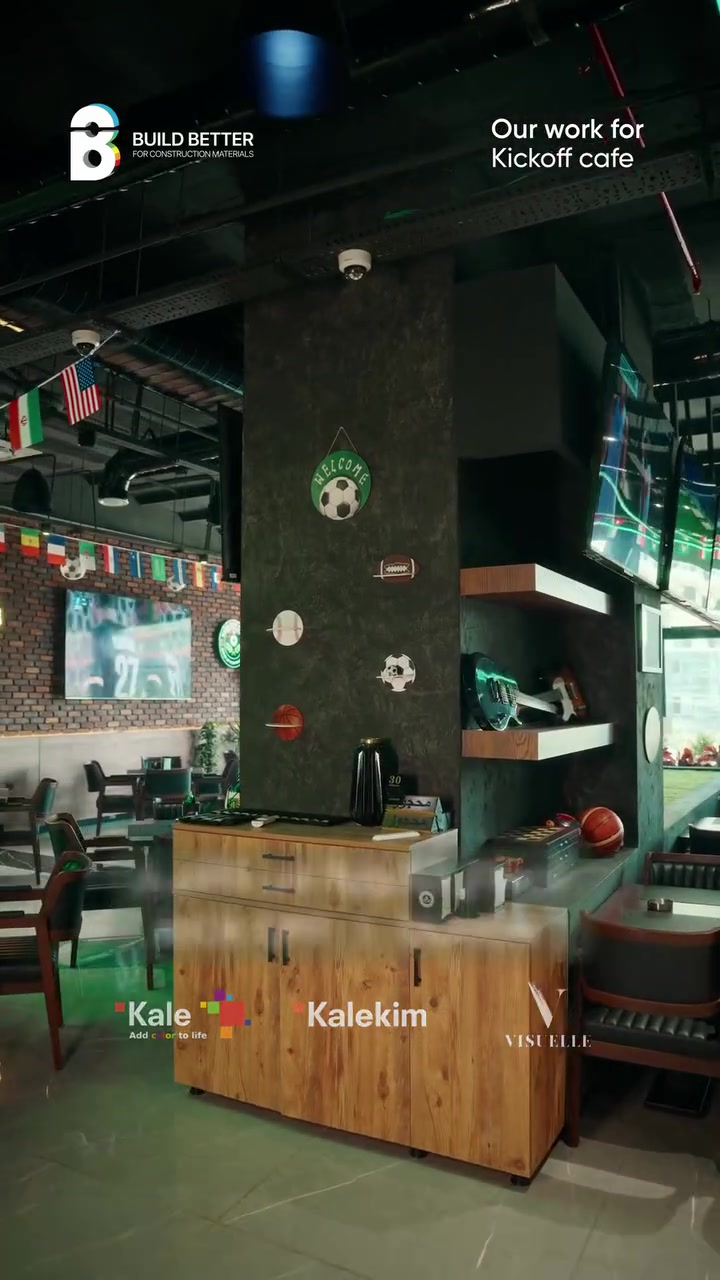 في KICK OFF CAFE – دهوك، الجدران مو مجرد خلفية… هي جزء من التصميم. 

باستخدام CEMENTO GREY من Visuelle Kalekim، تم منح المساحات مظهر الخرسانة الناعمة بطابع عصري ومميز. مادة ديكورية معدنية الأساس، تتيح تشكيل أنماط وملامس مختلفة حسب أسلوب التطبيق، مع نفاذية عالية لبخار الماء تساعد الجدران على التنفس. 

CEMENTO GREY — أناقة الخرسانة بلمسة معمارية حديثة.

التصميم: HK Design & Engineering
@hk_arch_design
التنفيذ: وكيل دهوك – Build Better
@buildbetterduhok

الوكيل الحصري في العراق: Pany Company
📞 ***********

#CementoGrey #Visuelle #Kalekim #panycompany_BuildBetter #KickOffCafe
