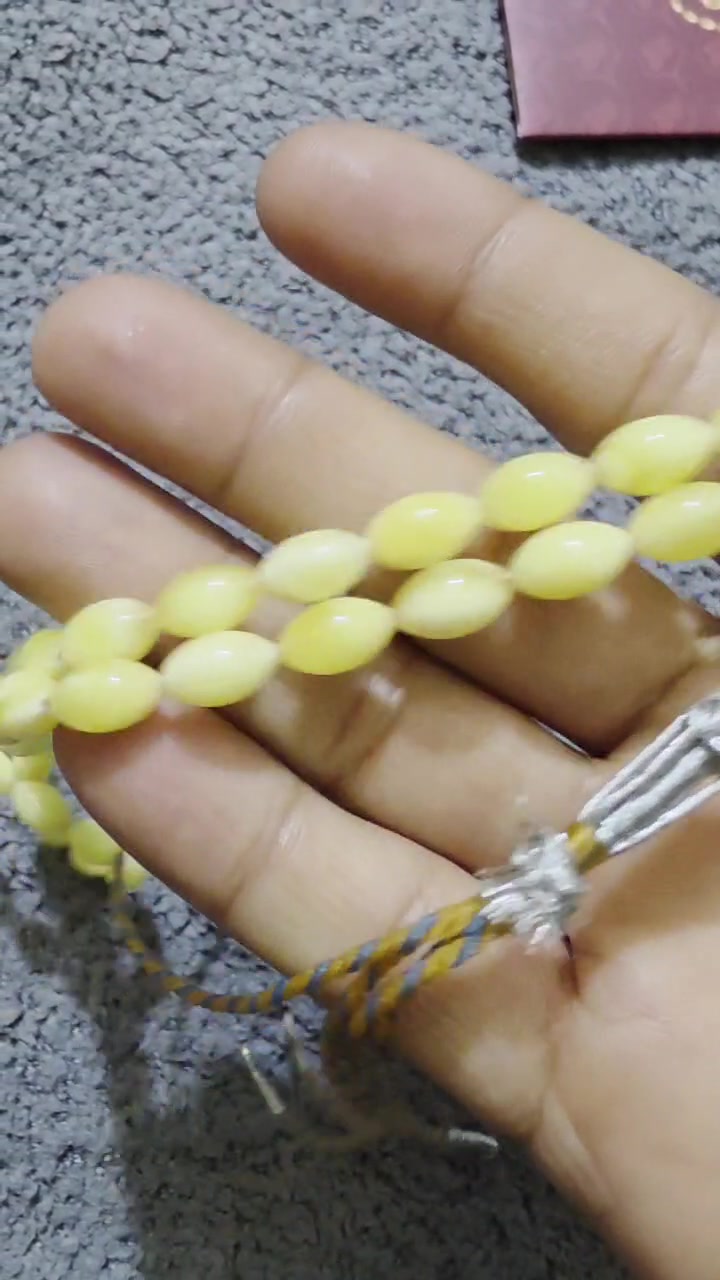 سبحة • كهرب طبيعي • ٦٦ حبة