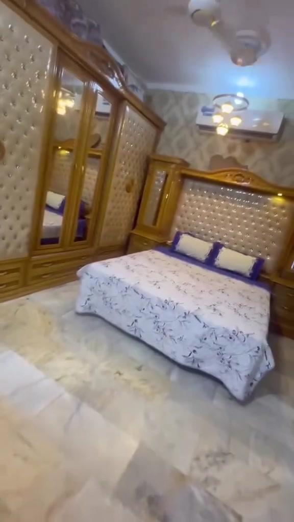 غرفة نوم منصوبة شهر واحد جديدة لك صاج
مية بل مية  تصميم تركي مكاني بغدا د ***********
