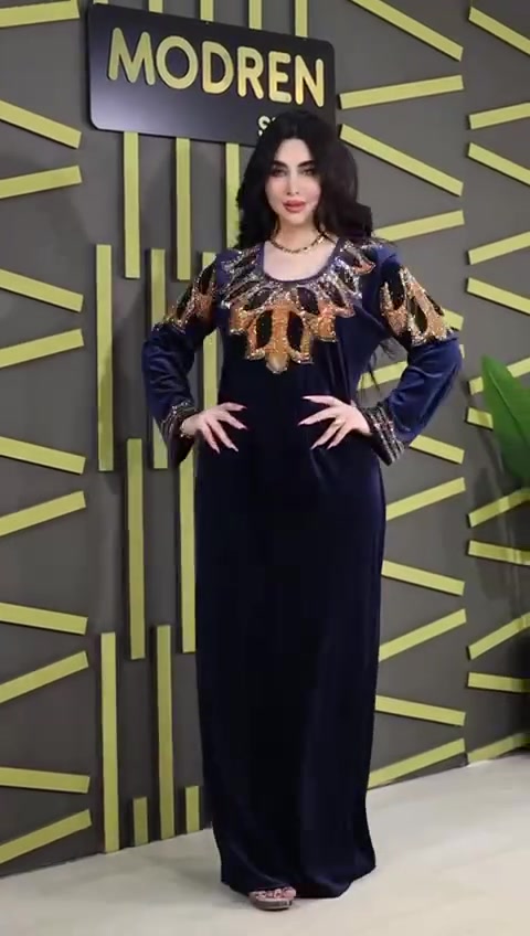 دشداشة قديفة • ماسة تركية DMC • L XL XXL