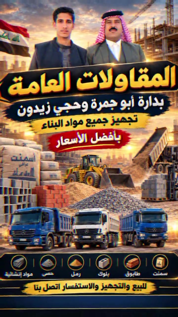 مواد بناء • سمنت • أسعار مناسبة