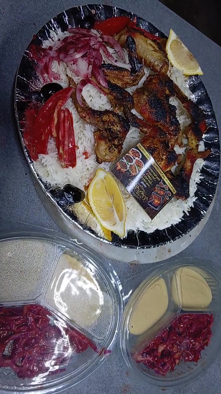 اللهم صل على محمد وال محمد عروض الزبيدي ويانه متخلص ❤️‍🔥❤️‍🔥

 صياني الكباب اللحم 🍖🥩
صينيه كباب لحم كبيره (12 الف) مع المقبلات 
صينيه كباب لحم وسط (10 الف) مع المقبلات 
صينيه كباب لحم صغيره (6 الف) مع المقبلات 

صياني المشاوي🍱🍖

صينيه مشاوي كبيرة( 14 الف) مع المقبلات 
صينيه مشاوي وسط (10 الف) مع المقبلات 
صينيه مشاوي صغيره (7 الف ) مع المقبلات 
 
صياني الكباب الدجاج 🍗🐔

صينيه كباب الدجاج الكبيرة (12الف ) مع المقبلات 
صينيه كباب الدجاج الوسط (10 الف ) مع المقبلات 
صينيه كباب الدجاج صغيره ( 6 الف ) مع المقبلات
صينيه الاجنحه كبيرة (12 الف ) مع المقبلات 
صينيه اجنحه صغيره (6 الف ) مع المقبلات 

كل هذه العروض يجي وياها مقبلات 🥙 وطرشي🥗 وطماطه شوي 🍅 وبصل شوي 🧅🔥

 ~العنوان قرب صياغه السيد صفاء قطاع الاربع تالاف 
~ متواجدين من الساعه 1 ظهراً للـ 11 ليلاً
يوجد توصيل داخل المنطقه (1000 دينار ) 

~ للتواصل موجود واتساب مازنجر
***********🛵🛵
