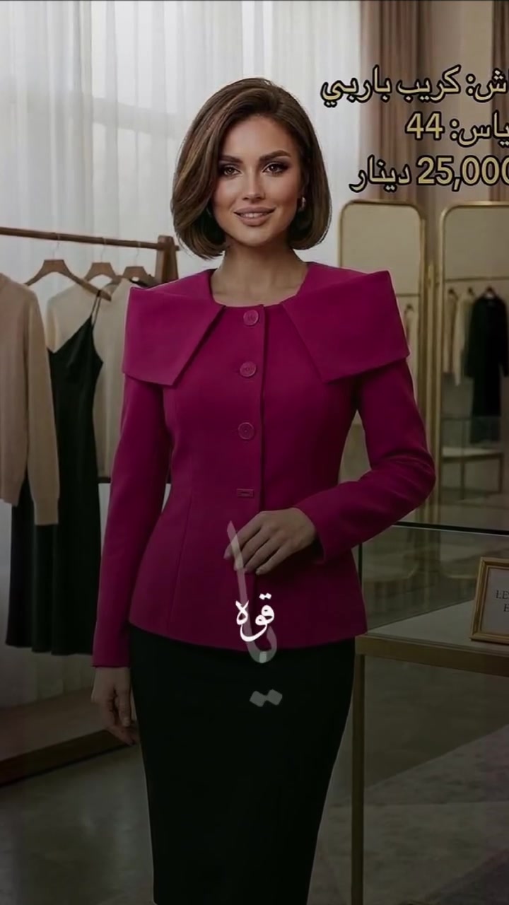 ✨ سترة تويد فخمة ومرتبة ✨
قماش تَويد ثقيل وجودة تبين من أول لبسة 🤎
دافية وأنيقة وتناسب الطلعات والدوام 🌷
📏 القياس: 44
💰 السعر: 25 ألف فقط
قطعة راقية تستاهل تكون بخزانتچ 😍🔥
التفاصيل داخل الصوره
