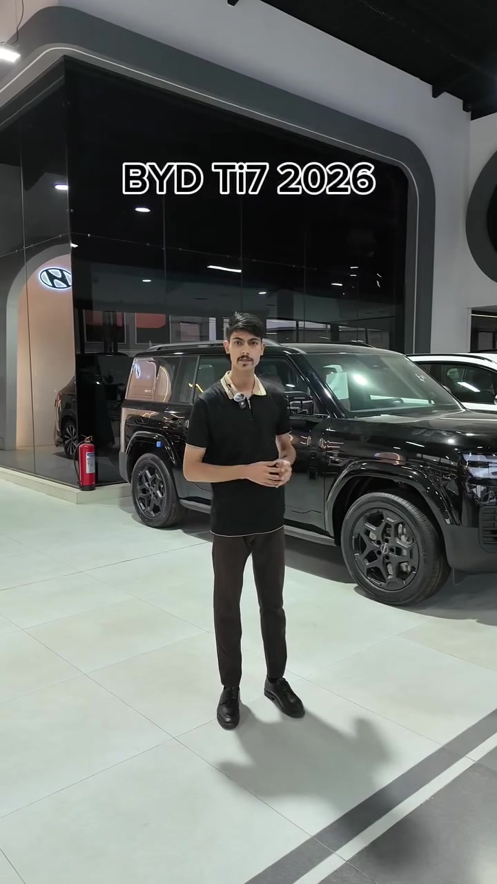 أبي ياسر /***********
BYD Ti7 - الوحش الهجين اللي قفل اللعبة! 🔥
480 حصان وتسارع من الصفر للـ 100 خلال 5.7 ثانية بس! السيارة تجمع القوة والفخامة بأعلى مواصفات:
⚡ الأداء: منظومة DM-p بـ 3 محركات ودفع رباعي ذكي Electric AWD.
🔋 المدى والشحن: مدى إجمالي 710 كم، وشحن سريع (30% إلى 80%) بـ 17 دقيقة.
🛡️ الضمان: 6 سنوات على السيارة و8 سنوات على البطارية.
💬 برايك.. اكو سيارة ثانية تجيب هالأرقام بهيج سعر؟
