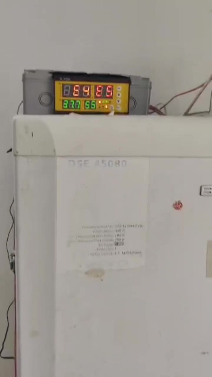 السلام عليكم اخوان متاح فقاسه تفقيس خير من الله فول اوتماتيك عليك بس حط مي وخلص شغل درجه اولى التفقيس فول تلزم عدد 225 بيضه ما تاخذ نص امبير فقست بيهة بس مرتين واريد افصل عدد اكبر   السعر 220 بيه مجال قليل للاستفسار عالرقم ***********
