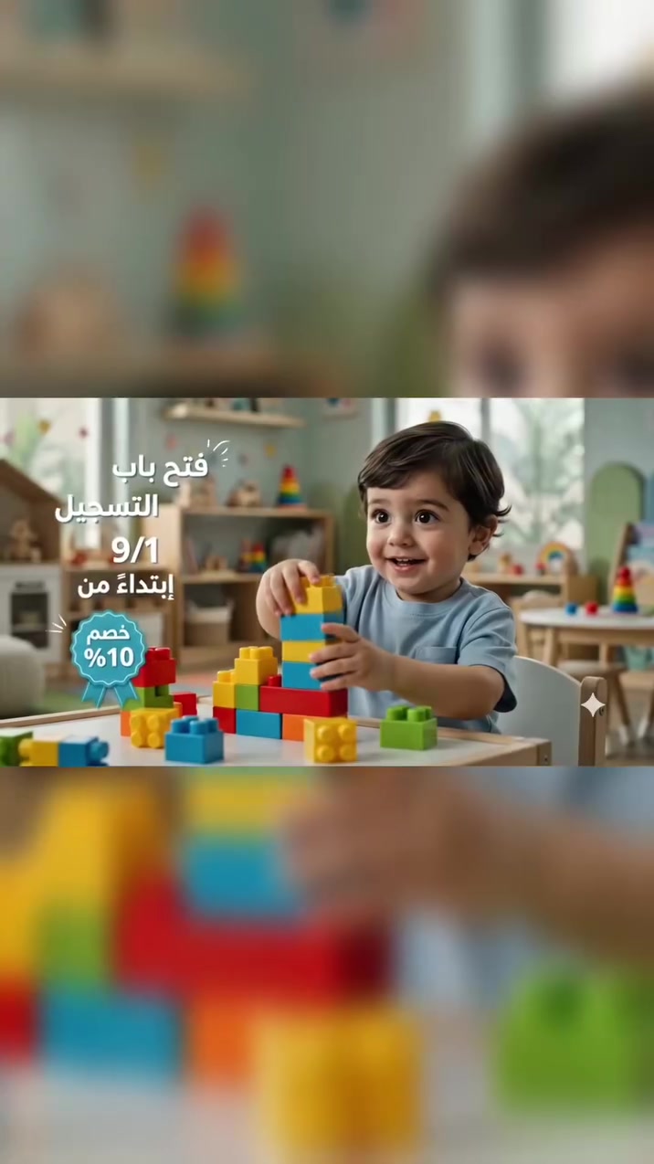 🎉 خصم 10% لأول 10 أشخاص 🎉
روضة وحضانة حروف السكر الأهلية
📢 تعلن عن فتح باب التسجيل للعام الدراسي الجديد
ابتداءً من 2026/9/1
👶 نستقبل الأطفال من عمر شهر إلى 6 سنوات
بيئة تعليمية آمنة وممتعة تجمع بين:
❤️ الرعاية
📚 التعلم
🎈 اللعب
مميزات الروضة:
🛡️ مكان آمن
حماية واهتمام في بيئة نظيفة ومجهزة بأعلى معايير السلامة.
✨مع امكانية الأم من مراقبة الطفل عن طريق الهاتف في المنزل او أي مكان اونلاين📲🎥✨
👩‍🏫 كوادر متميزة
معلمات مؤهلات وذوات خبرة يتعاملن بحب واحتراف.
📖 تعليم متميز
ببدأ الطفل من الصفر (مسكة القلم وتعليم الاحرف) الى منهج الصف الاول الابتدائية ✨✨✨✨✨✨✨
🎨 أنشطة متنوعة
أنشطة تعليمية وترفيهية وفنية لاكتشاف مواهب الأطفال.
💖 رعاية واهتمام
نهتم بكل طفل وكأنه فرد من عائلتنا.
لأن طفلكم أمانة...
نضع راحته وسلامته أولاً، وفي روضة حروف السكر نزرع الحروف الأولى ونصنع أجمل البدايات.
📞 للحجز والاستفسار: ***********
📍 العنوان: الغزالية – شارع المركز السايدين.

