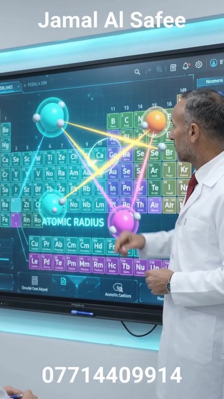 #الثالث_متميزين
#atomic_radius
#وزاري
#الاستاذ_جمال_الصافي
#الفصل_الاول
