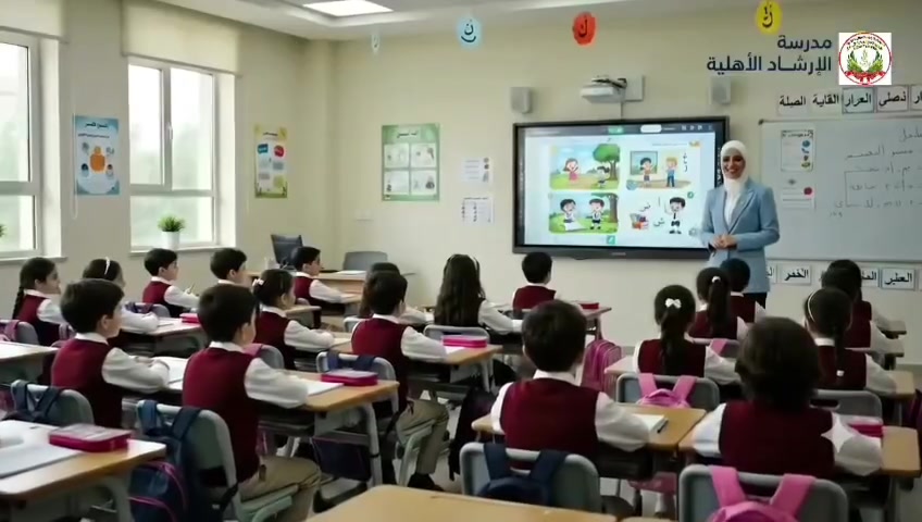 ✨ مع المنهج الجديد للقراءة في الصف الأول الابتدائي... أصبح التعلم أكثر متعة وتفاعلاً!

لأن المنهج يعتمد على الربط بين الكلمة والصورة والكتابة، حرصت مدرسة الإرشاد الابتدائية الأهلية على تجهيز الصفوف بـ السبورات الذكية لتقديم الدروس بأسلوب حديث يجذب انتباه التلاميذ ويجعل تعلم القراءة أسهل وأسرع.

🎯 عرض الصور والكلمات بشكل تفاعلي
🎯 تعزيز مهارات القراءة والكتابة
🎯 زيادة تركيز التلميذ ومشاركته داخل الصف🎯 بيئة تعليمية مواكبة لأحدث التطورات 
التربوية

نؤمن أن البداية القوية تصنع مستقبلاً مميزاً، لذلك وفرنا لأبنائنا كل ما يحتاجونه للنجاح والتفوق.

📞 المقاعد محدودة والتسجيل مستمر 
مدرسة الإرشاد الابتدائية الأهلية
الاعظمية شارع الاخطل ثالث فرع على اليمين ومن جهة شارع الضباط فرع منظفات المؤتمن
📞*********** 
📞***********
