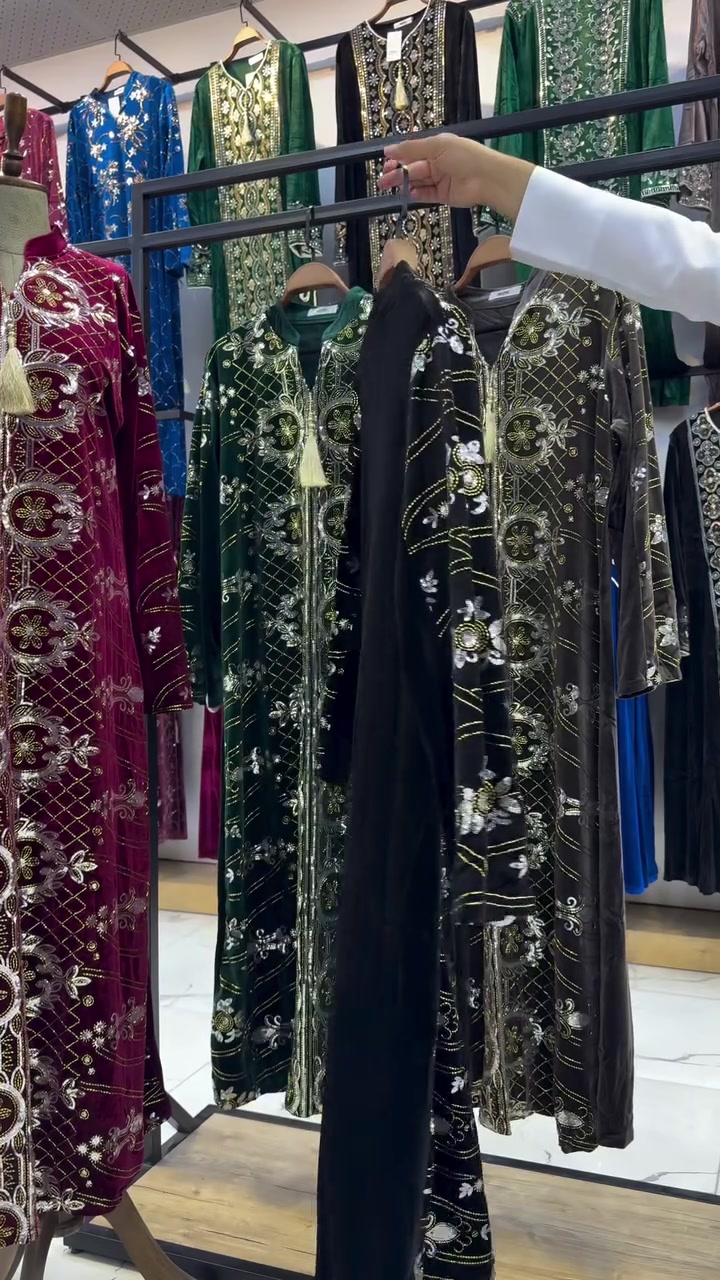 دراعة تطريز يدوي • قماش قديفة اغباني • مقاسات L-XXXL