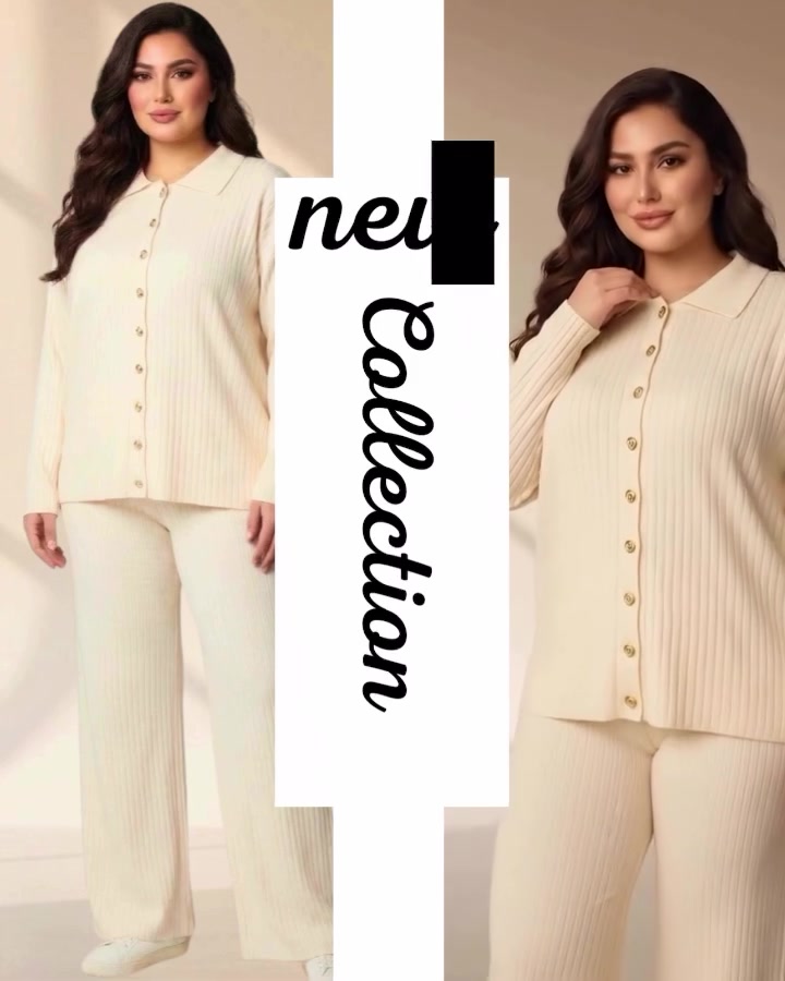 سوت تريكو • شتوي • مقاسات S-XXL