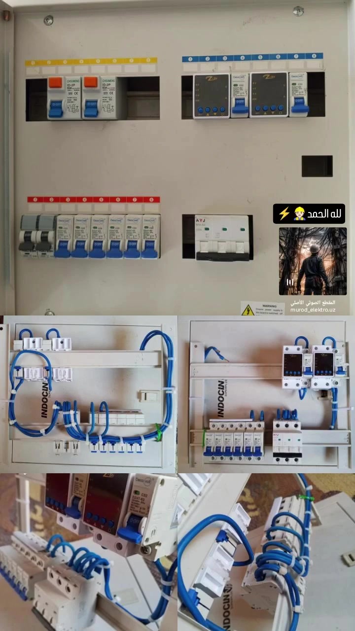 مرحباً بك عند (احمد الكهربائي)
 للتأسيسات الكهربائية ⚡👷🏻
. تأسيس شبكات كهربائية منزلية ⚡
. تأسيس ونصب البوردات الكلاسيكية وانظمة ATS ⚡
. كشف الاعطال الكهربائية وإصلاحها باحترافية ⚡
***********
