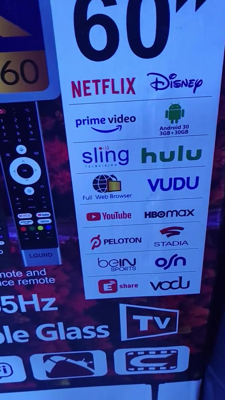 نوع LG UHD
ضد الكسر
الشاشه ناطقه جميع البرامج شغاله
بيه برنامج يشغل جميع مباريات بين سبورت قنوات ولافلم ولمسلسلات المدبلجه
4K
يوتيوب كلش سريع  تحكم كلش سلس 
الشاشه جديد لوك بلجيس
ضمان
سعره 350
مكاني بغداد مدينه الصدر
*********** هاتف واتساب
