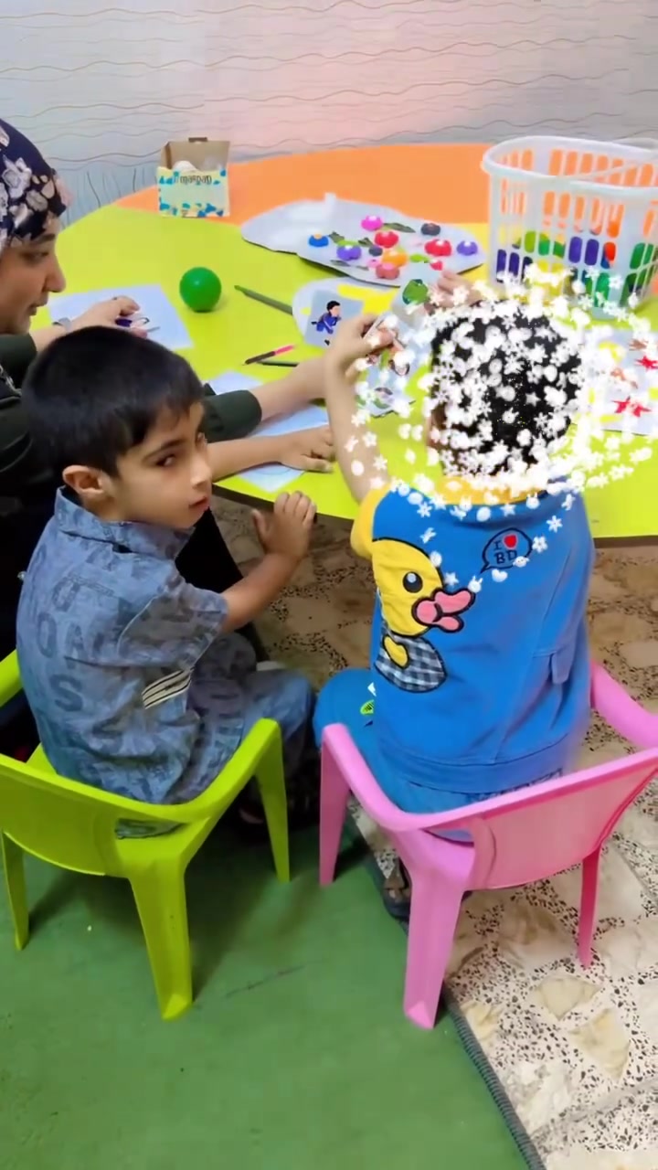 جلسات نطق • أطفال توحد • الحصوه حي الزهراء