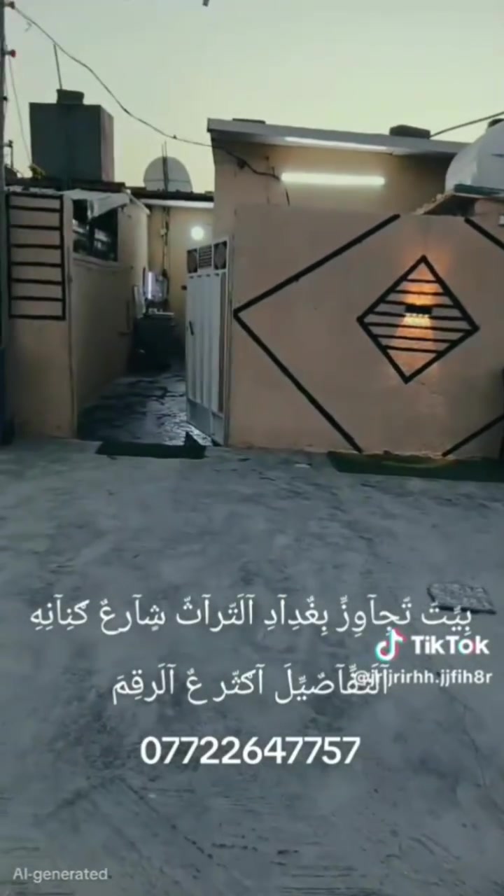 🏠 فرصة للبيع | بيت تجاوز

إذا تبحث عن بيت للسكن وبسعر مناسب، هاي فرصتك 👌

📍 موقع جيد
🏡 بيت تجاوز للبيع
💰 سعر مناسب وقابل للتفاوض

📞 للاستفسار والتفاصيل:
***********
***********

🔑 الجادين فقط يتصلون

