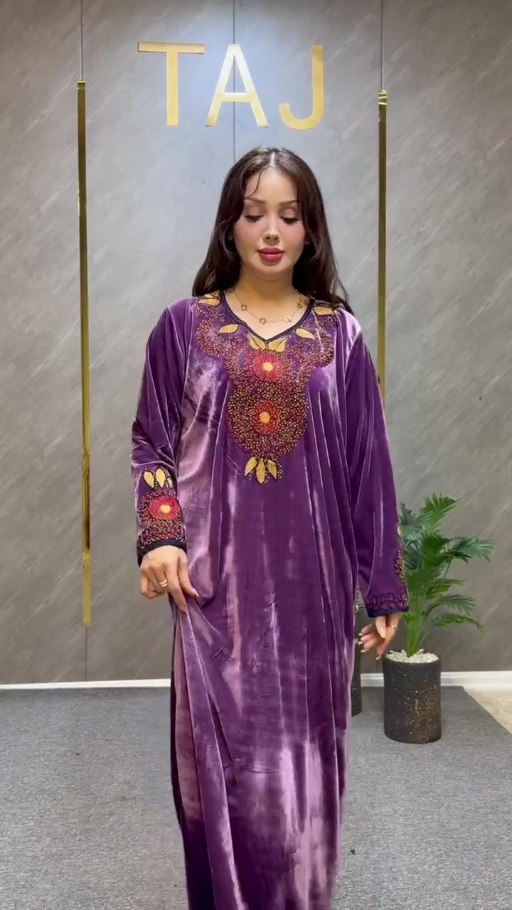 دشداشة نسائي • كريستال أصلي • مقاسات M-XXL