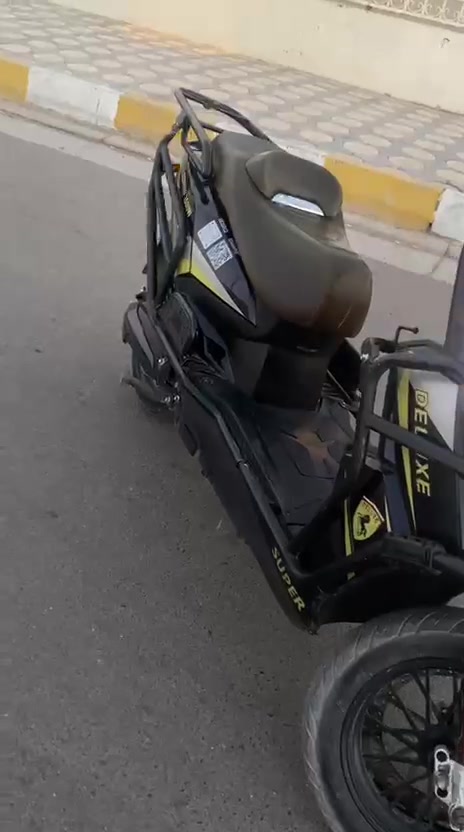 1سلام عليكم دراجه ديلوكس لل بيع 2دراجه بيه شخوط قليله خفيفات بيه دراع 360 درجه كهربايات كله شغاله دراجه حلوه ونضيفه بطارياته نضيفه كلشي فول سعر 650 وبيه مجال حك جيه 🫆👋 العنوان بغداد حي جهاد رقم الهاتف🫷🏻***********🫸🏻
