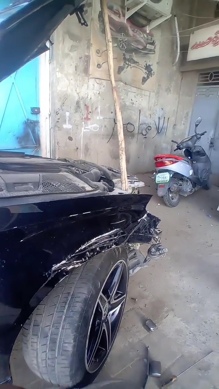 S300 AMG • حادث • شارع المدراس