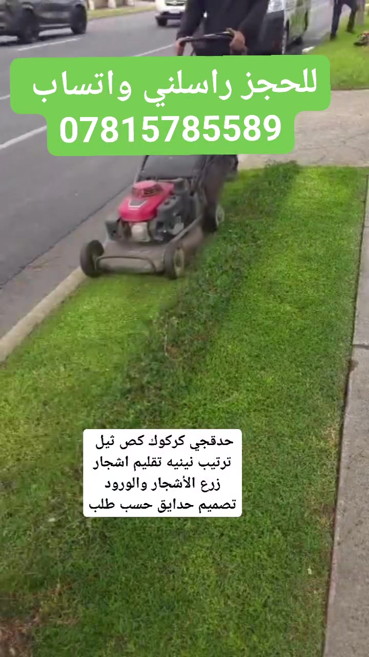 حدقجي كركوك كص ثيل
ترتيب نينيه تقليم اشجار زرع الأشجار والورود
تصميم حدايق حسب طلب للحجز راسلني واتساب 
***********

