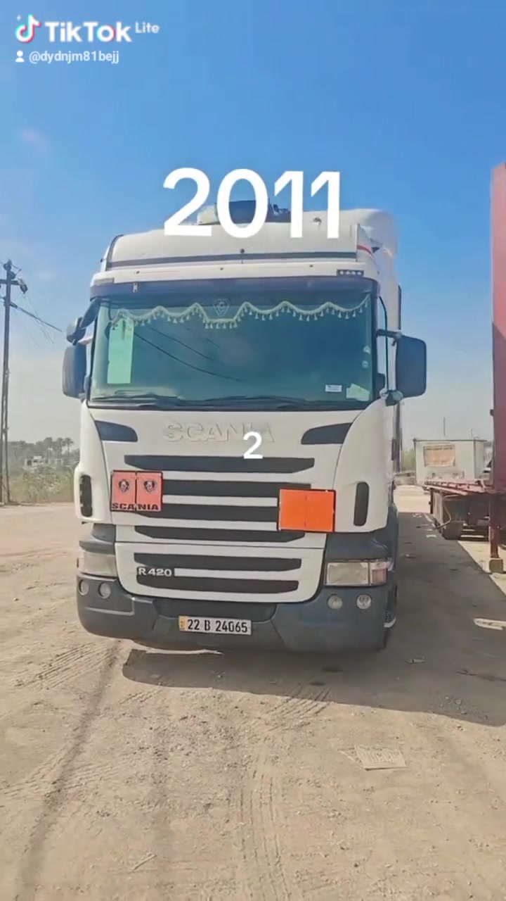 تريلة سكانيا • موديل ٢٠١١ • مكفولة