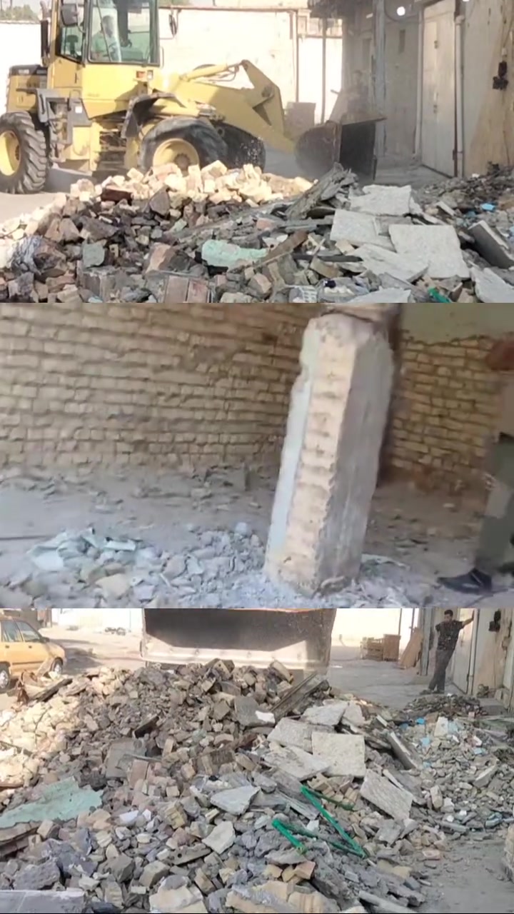 السلام عليكم ورحمه الله وبركاته 
عملنا اليوم في بغداد مدينة الصدر 
تم هدم 
ورفع الدنكه الوسطيه 
وتكشير الجدران 
ورفع الإنقاذ 
في وقت قياسي 
نعمل في بغداد فقط 
***********
