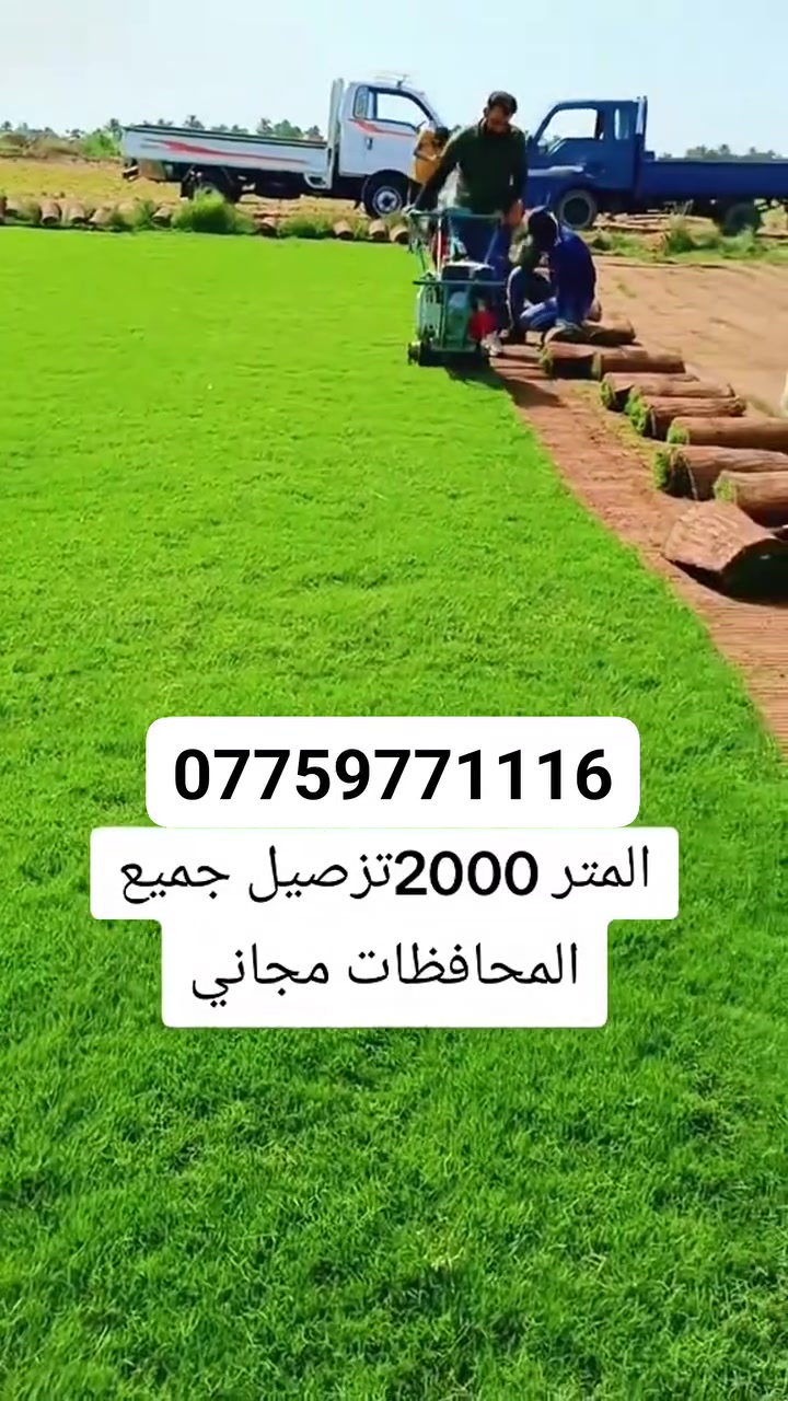 مزارع  الشمال للثيل الطبيعي 🍀
 متوفر كافة انواع الثيل 🍀
( امريكي - الهندي - الايطالي - الفرنسي )
لتجهيز... مشاتل🌴
والدوائر حكوميه🏦
منازل🏡 
منتزهات🏄
موجود خدمة توصيل 🚕
لكل محافظات العراق 🚕
للطلب يرجى التواصل مع الصفحة او مراسلة واتساب او الاتصال على :
***********
