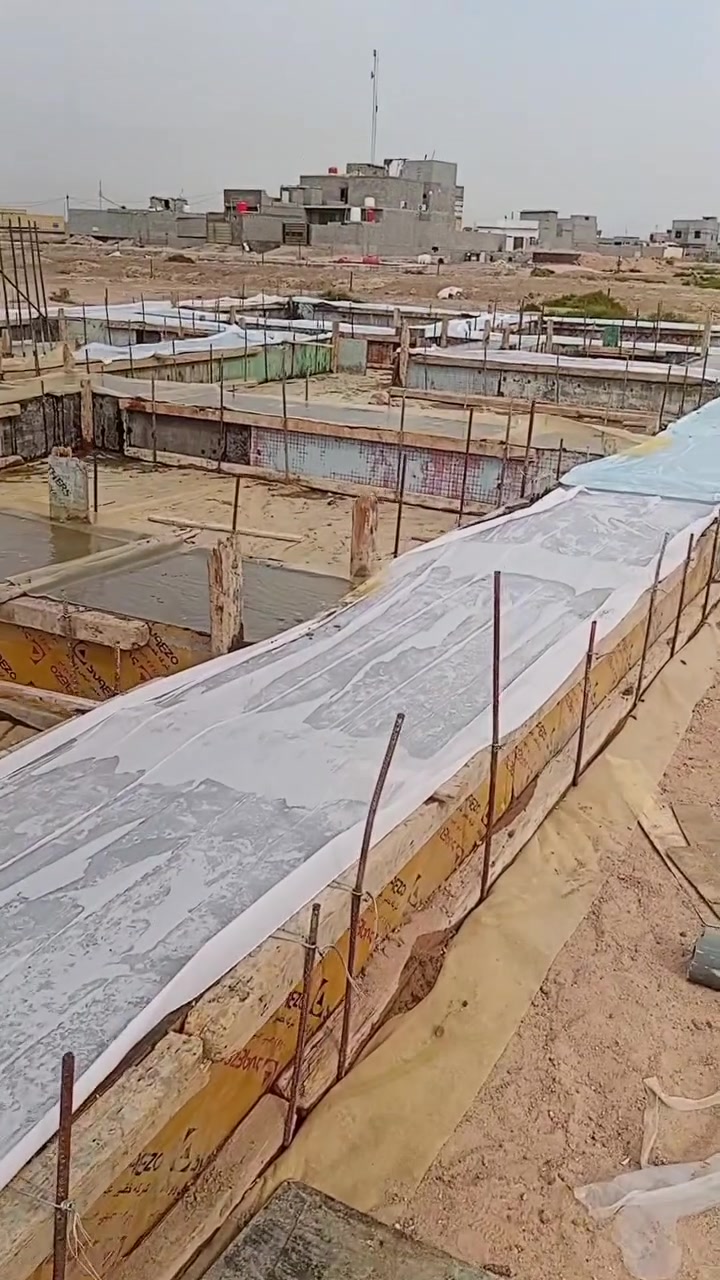 الصالحيه • صب اساس • ٢٠٠ متر