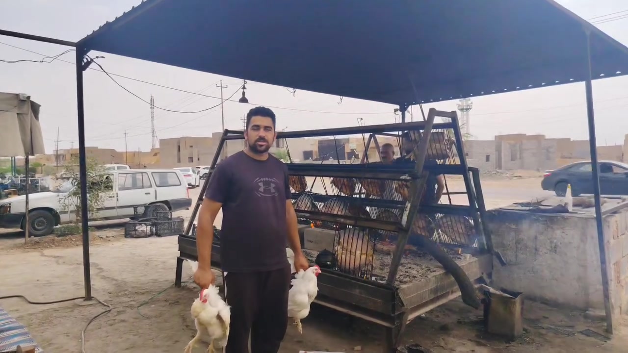 ليالي مسكوف • دجاج حي وشواء • مقابل جامع المحمود