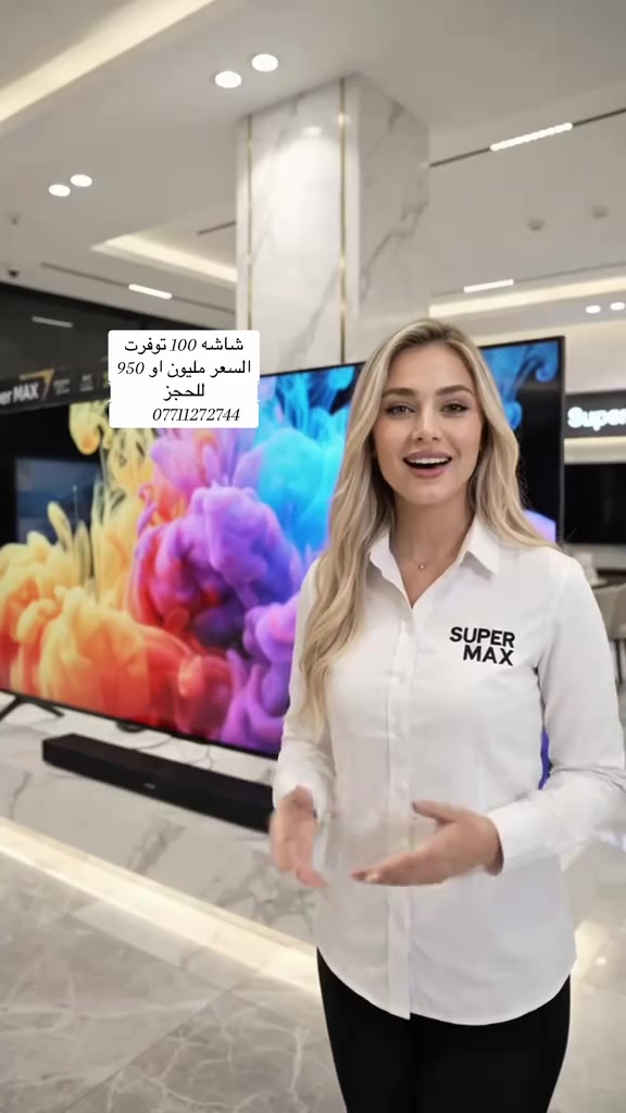 شاشة ١٠٠سم • 4K HDR10 • سمارت