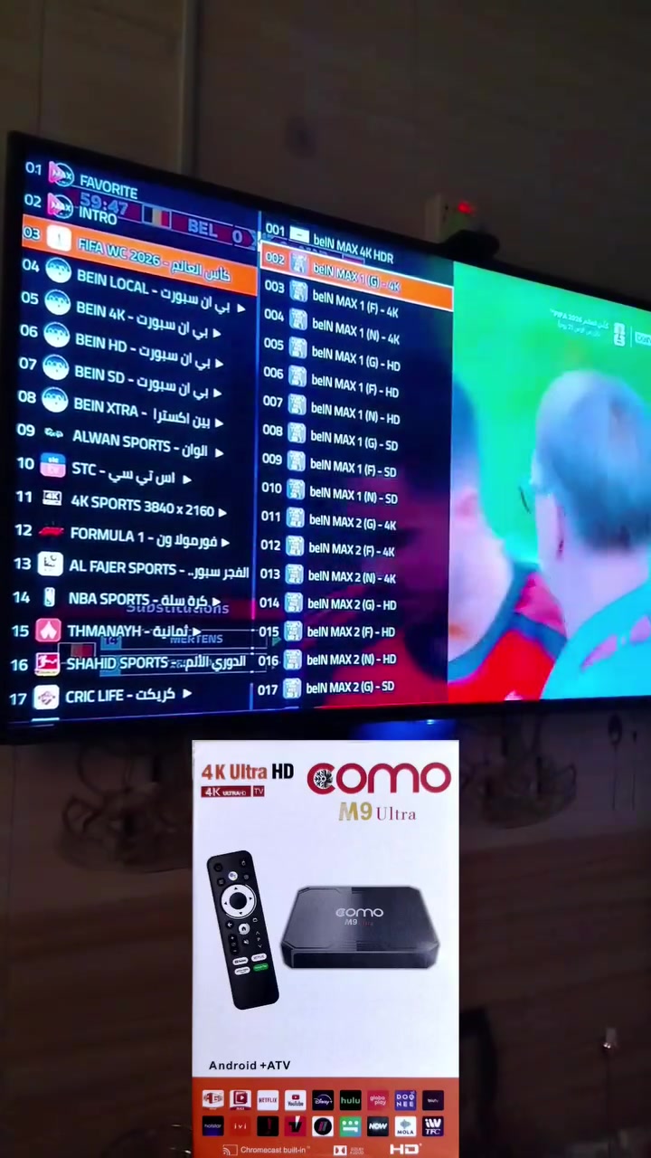 TV BOX
ستلايت يعمل بالانترنت بدون صحن

شاهد قنوات الرياضة ⚽ 
شاهد كل الدوريات العالمية ⚽
القنوات العراقية والعربية والعالمية

السعر 55 الف
مفعل سنة تطبيق #MAX اشتراك القنوات
اكثر من 13 الف قناة

اليوم تكدر تشاهد جميع قنوات العالم
و ⚽ المباريات ⚽
🎁عرض لفترة محدودة بسعر البلاش🎁
ستلايت بدون صحن يعمل بالانترنت
حول اي شاشة عادية الى ذكية
جهاز ال TV BOX
من خلاله تشاهد كل قنوات العالم وبدون صحن

يشغل اليوتيوب وجميع تطبيقات الاندرويد

السعر 55 الف مفعل سنة اشتراك القنوات
اصدار اندرويد 14
ذاكره  2-16
واي فاي داخلي 

للحجز راسلنا ماسنجر
واتساب *********** 

 #العراق #البصرة #اكسبلور #بصراوي25 #بغداد #الناصرية #ترند_العراق
