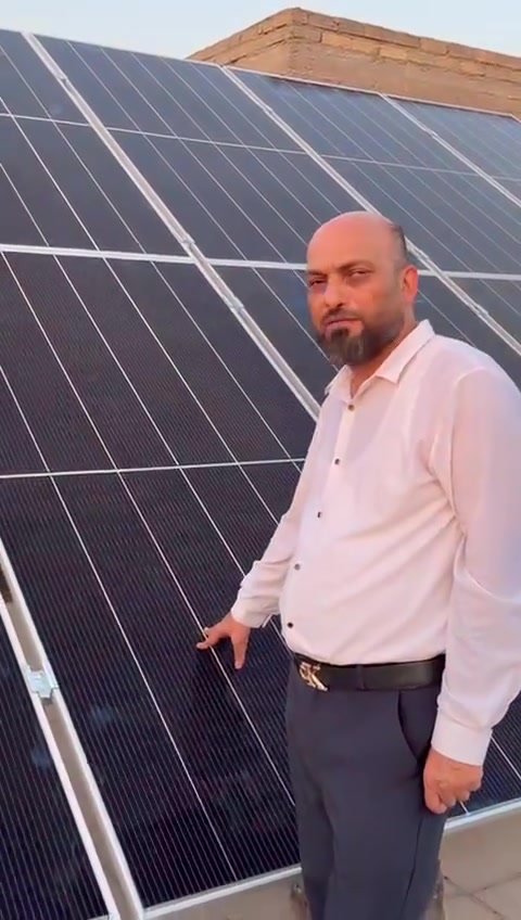تم بحمد الله تنصيب منضومة طاقة شمسية في منطقة الكمالية بجودة عالية

