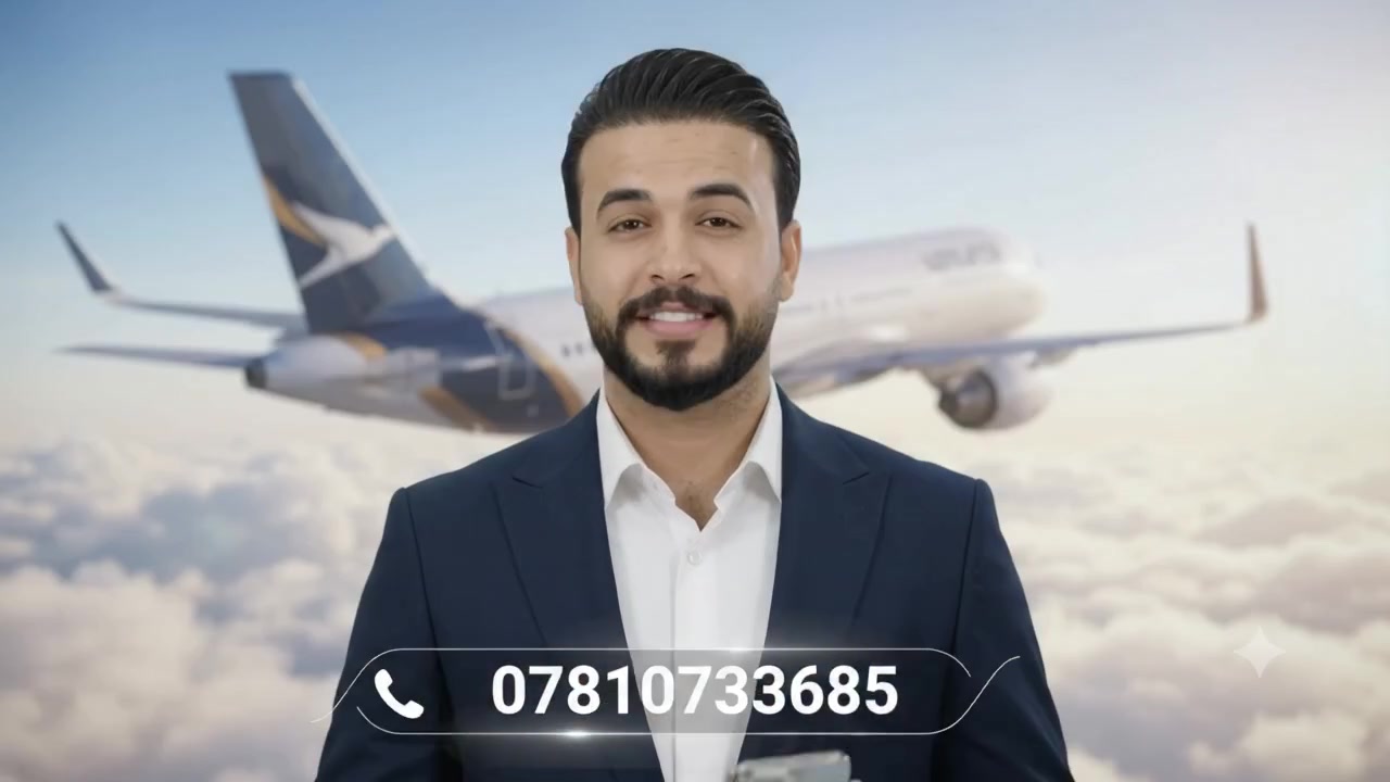 ✅ حجوزات إلكترونية أونلاين لجميع محافظات العراق  
✅ حجز وخدمة كاملة من A إلى Z  
✅ متابعة الرحلات خطوة بخطوة  
✅ تسهيل كل التزامات السفر  
✅ يوفر لك وسيلة مساعدة من السكن والإيجار للدولة اللي تروح بيها  
✅ يهتم بالمسافر واحتياجاته ومتطلباته

اختار المطيري ولا تحتار ابداً  
📍 مقر الشركة: بغداد – السيدية التجارية  
📲 واتساب: ***********
