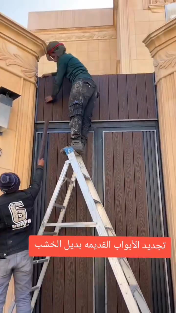 تجديد أبواب • بديل خشب • أبواب قديمة