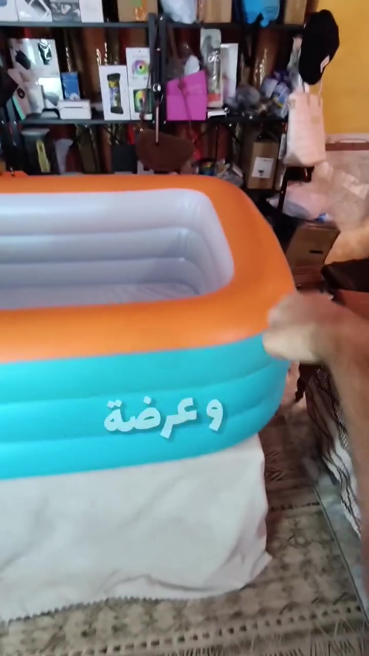 مسبح للأطفال

الطول متر ونص ، العرض متر ، الارتفاع نص متر 
ينفخ بدون بم وكذلك بالبم 
كما و يحتوي على منفذ لتصريف الماء في القاعدة

كل هذا بسعر 
💢 20 الف بس مع التوصيل 💢

للتوآصل 

اتصل على : ***********

او رآسل : @voice_7s
#مسبح #اطفال #امزون #العراق
