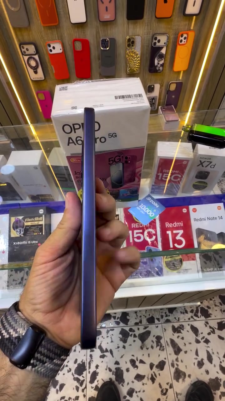 🔥 OPPO A6 Pro 5G

الجهاز استخدام يوم واحد فقط

🔹 الذاكرة: 256GB

🔹 شاشة AMOLED بتردد 120Hz

🔹 بطارية عملاقة 6500mAh

🔹 شحن سريع 80W SUPERVOOC

🔹 مقاومة الماء والغبار IP69

🔹 نظام تبريد SuperCool VC

🔹 يدعم شبكات 5G

السعر425،000/ اسعار ثابتة

👑 الملك سنتر للهواتف 

***********

نص مكتوب في الصور:
- OPPO A6 Pro 5G 256 GB 575,000
