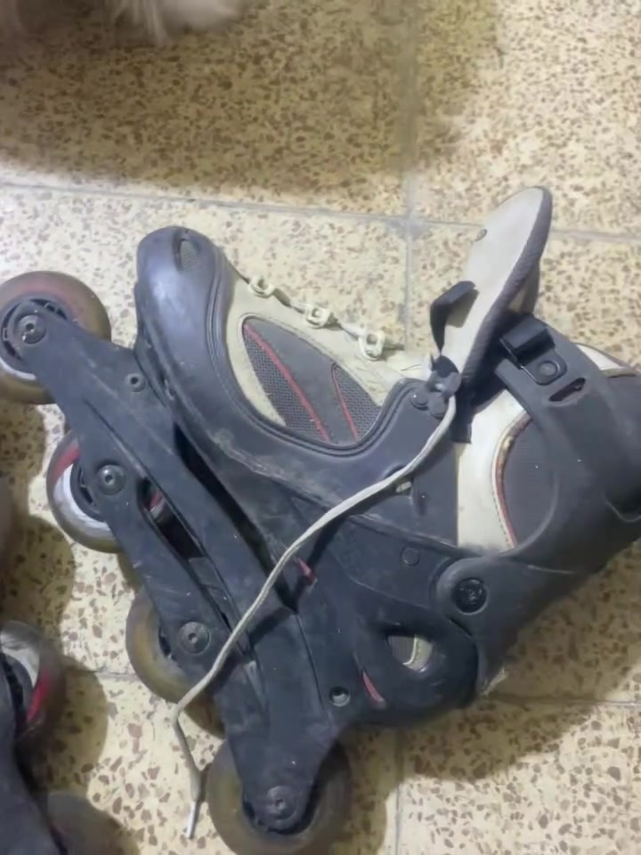 ￼سلام عليكم اسكيت أصالي نوعيت Salomon سعره50وبيه مجال يلبس40/41رقمي ‭***********‬
