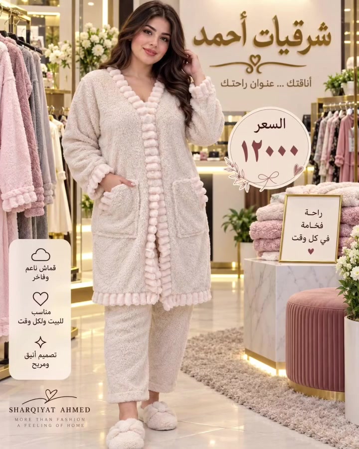 🔱 شرقيات أحمد 🔱
✨ تشكيلة شتاء 2026 – 2027 ✨
👗 للألبسة النسائية الراقية 🧥
❄️ شتاءكِ أجمل مع شرقيات أحمد ❄️
سيدتي المميزة… حان وقت تجديد إطلالتكِ بأجمل التصاميم الشتوية 🤍
✨ دشاديش بأحدث الموديلات
🔥 تراكسوتات مرتبة بخامات راقية ولمسات أنيقة
💎 تشكيلات مميزة تناسب ذوقكِ
💰 أسعار مناسبة للجميع
🥰 إذا تبحثين عن الأناقة، الجودة والسعر المناسب…
مكانج عدنا 🔥
📲 للحجز والاستفسار: أرسلي صورة الموديل، ويتم الرد بأسرع وقت.
الرقم:***********
🚚 توصيل سريع لجميع المحافظات العراقية
⏰ خلال 24 ساعة
🕒 أوقات الدوام: 3:00 عصراً – 11:00 مساءً
📍 الموقع: أربيل – سوق اللنكة الجديد
🏢 بناية F – الطابق الثاني
🛍️ رقم المحل: 206
🤍 شرقيات أحمد… أناقتج تبدأ من عدنا 🤍
#بغداد #العراق🇮🇶 #كوردستان🇹🇯 #إربيل #اكسبلور
