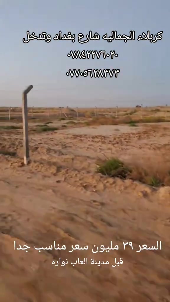 أرض • كربلاء الجماليه • شارع بغداد