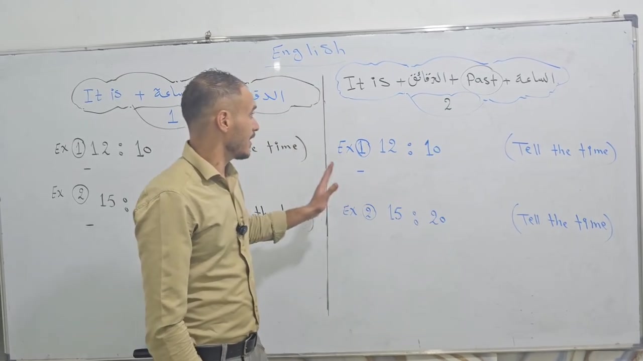 قراءة الساعة بالإنكليزي • دروس خصوصية • بلدروز