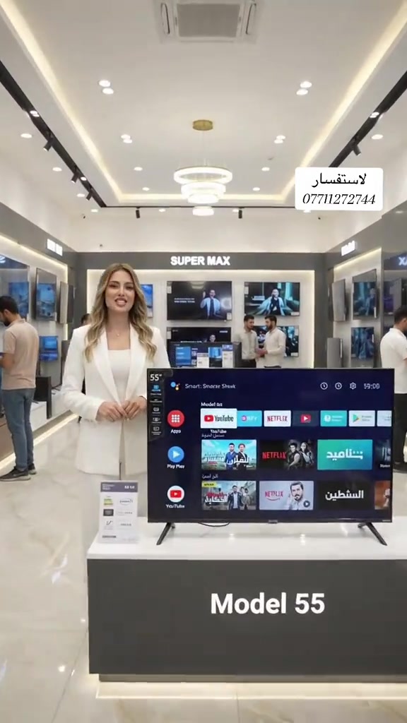 شاشات ذكية • موديلات متعددة • توصيل لجميع المحافظات