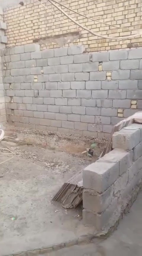 ١٠٠م • غرفتين • بناء بلوك
