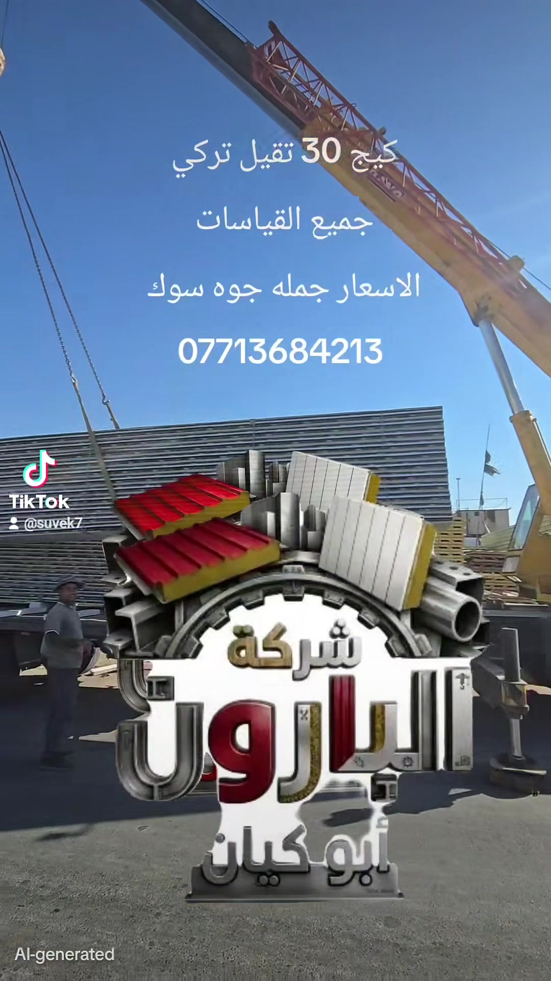 هلن وسهلن مرحبا ياكم شركه البارون لبيع سندويج والحديد الصناعي كافه الانواع وعمل الحداد سقوف بيوت و جملونات وحقول ودوائر دوله حسب المواصفات يوجد عادي
يوجد مقاوم الحريق 🔥 🔥 
يوجد توصيل كافه محافظات//المبيعات ***********
